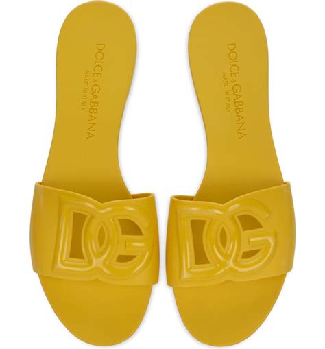 women dolce gabbana slides|bianca interlock slide sandal.